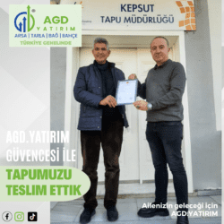 TAPU TESLIM satıldıııı kepsut
